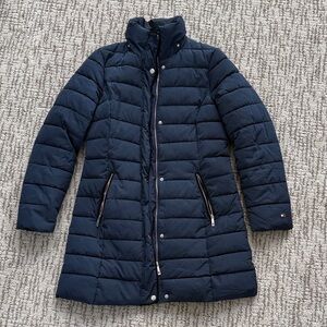 Tommy Hilfiger Women's Dark Blue Puffer Jacket
